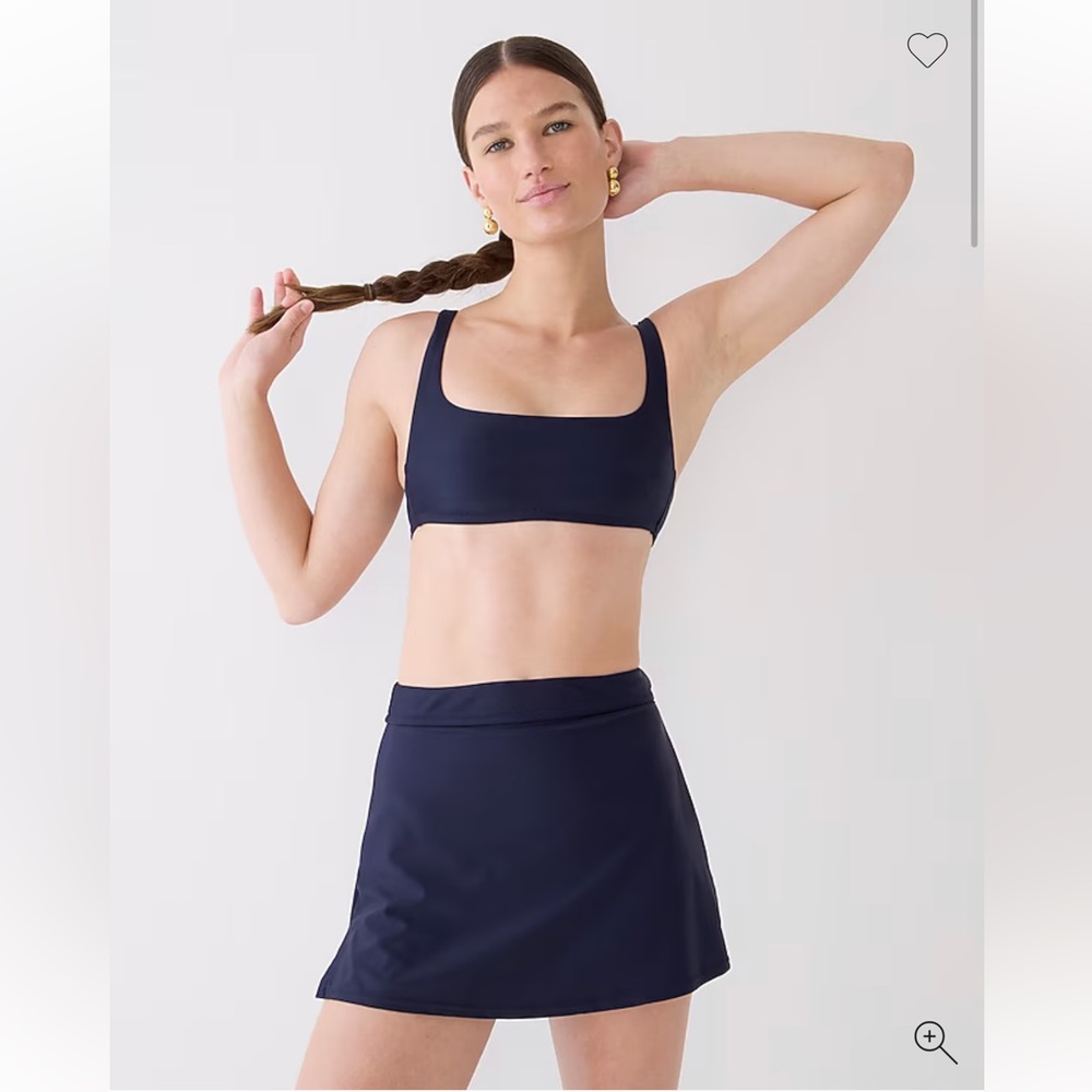 J. Crew Swim Skirt Bottoms in Navy NWT